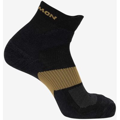 Chaussettes Salomon X Ultra Quarter noir marron clair - XL - Publicité Chaussettes Salomon X Ultra Quarter noir marron clair - XL - Publicité