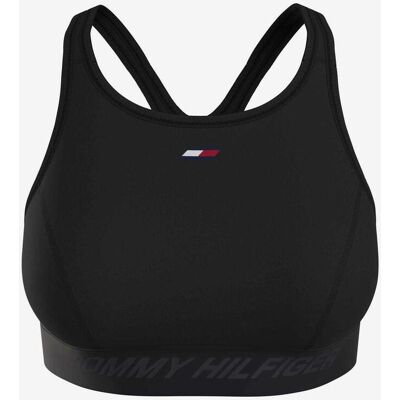 Soutien-gorge Tommy Hilfiger Essentials Tape Mid Intensity noir - XS - Publicité Soutien-gorge Tommy Hilfiger Essentials Tape Mid Intensity noir - XS - Publicité