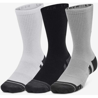 Chaussettes Under Armour Performance Tech Crew gris blanc noir (3 paires) - M - Publicité Chaussettes Under Armour Performance Tech Crew gris blanc noir (3 paires) - M - Publicité
