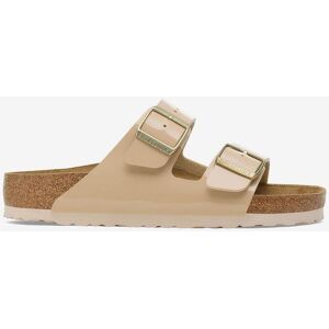 Sandales Birkenstock Arizona Birko-Flor Patent Narrow beige marron - 41 - Publicité Sandales Birkenstock Arizona Birko-Flor Patent Narrow beige marron - 41 - Publicité