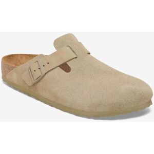 Sabots Birkenstock Boston Suede Étroit vert kaki - 43 - Publicité Sabots Birkenstock Boston Suede Étroit vert kaki - 43 - Publicité