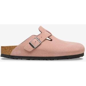Sabots Birkenstock Boston Suede Leather largeur étroite rose clair marron - 46 - Publicité Sabots Birkenstock Boston Suede Leather largeur étroite rose clair marron - 46 - Publicité