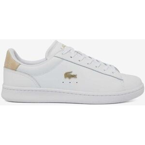 Chaussures Lacoste Carnaby Set Monogram blanc beige femme - 40.5 - Publicité Chaussures Lacoste Carnaby Set Monogram blanc beige femme - 40.5 - Publicité