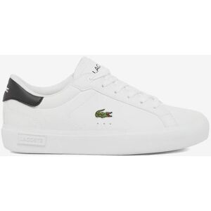 Chaussures Lacoste Powercourt blanc pur bleu marine junior - 36 - Publicité Chaussures Lacoste Powercourt blanc pur bleu marine junior - 36 - Publicité