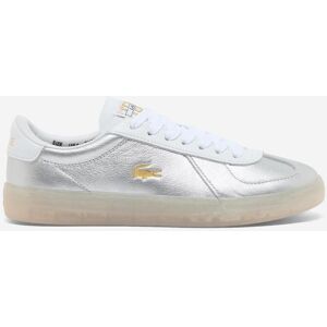 Chaussures Lacoste Baseshot Pro gris argenté femme - 39 - Publicité Chaussures Lacoste Baseshot Pro gris argenté femme - 39 - Publicité