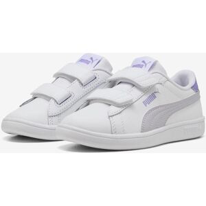 Chaussures Puma Smash 3.0 blanc lilas enfant - 33 - Publicité Chaussures Puma Smash 3.0 blanc lilas enfant - 33 - Publicité