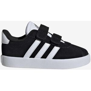 Chaussures adidas VL Court 2.0 noir pur blanc bébé - 25 - Publicité Chaussures adidas VL Court 2.0 noir pur blanc bébé - 25 - Publicité