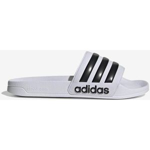 Tongues adidas Adilette Shower blanc noir - 44(2/3) - Publicité Tongues adidas Adilette Shower blanc noir - 44(2/3) - Publicité