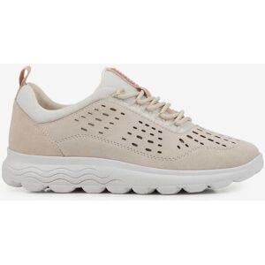 Chaussures Geox Spherica Low beige blanc femme - 40 - Publicité Chaussures Geox Spherica Low beige blanc femme - 40 - Publicité