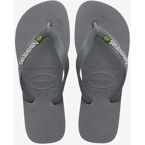 Tongs Havaianas Brasil Logo gris - 35-36 - Publicité Tongs Havaianas Brasil Logo gris - 35-36 - Publicité