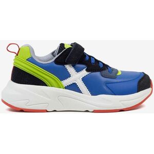 Chaussures Munich Mini Track velcro bleu vert citron enfant - 36 - Publicité Chaussures Munich Mini Track velcro bleu vert citron enfant - 36 - Publicité