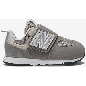 Chaussures New Balance NEW-B 574 Hook & Loop gris argent bébé - 19 - Publicité Chaussures New Balance NEW-B 574 Hook & Loop gris argent bébé - 19 - Publicité