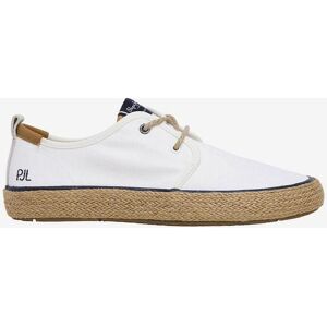 Chaussures Pepe Jeans Port Tourists blanc bleu marine beige femme - 44 - Publicité Chaussures Pepe Jeans Port Tourists blanc bleu marine beige femme - 44 - Publicité