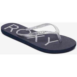 Tongs Roxy Viva Sparkle bleu marine argent femme - 38 - Publicité Tongs Roxy Viva Sparkle bleu marine argent femme - 38 - Publicité