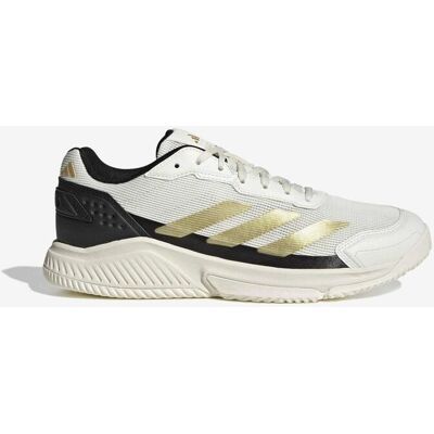 Chaussures adidas Courtquick beige noir doré - 45(1/3) - Publicité Chaussures adidas Courtquick beige noir doré - 45(1/3) - Publicité
