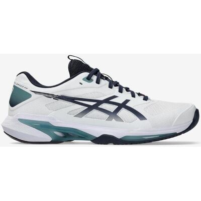 Chaussures ASICS Solution Speed FF 4 blanc bleu minuit - 45 - Publicité Chaussures ASICS Solution Speed FF 4 blanc bleu minuit - 45 - Publicité