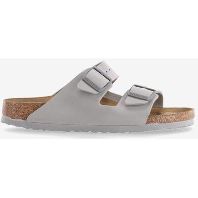 Sandales Birkenstock Arizona BF largeur étroite gris - 44 - Publicité Sandales Birkenstock Arizona BF largeur étroite gris - 44 - Publicité