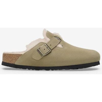 Sabots Birkenstock Boston Shearling largeur étroite beige - 42 - Publicité Sabots Birkenstock Boston Shearling largeur étroite beige - 42 - Publicité