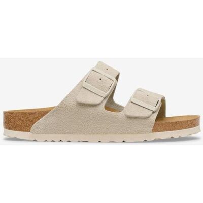 Sandales Birkenstock Arizona Suede Leather largeur étroite beige clair marron - 43 - Publicité Sandales Birkenstock Arizona Suede Leather largeur étroite beige clair marron - 43 - Publicité