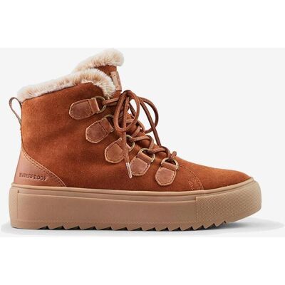 Bottes Cougar Avril en cuir suédé imperméable pour femme, marron ocre - 36 - Publicité Bottes Cougar Avril en cuir suédé imperméable pour femme, marron ocre - 36 - Publicité