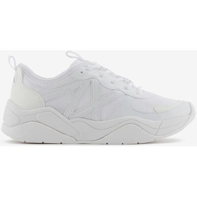 Baskets Armani Exchange Logo blanc pur femme - 38 - Publicité Baskets Armani Exchange Logo blanc pur femme - 38 - Publicité