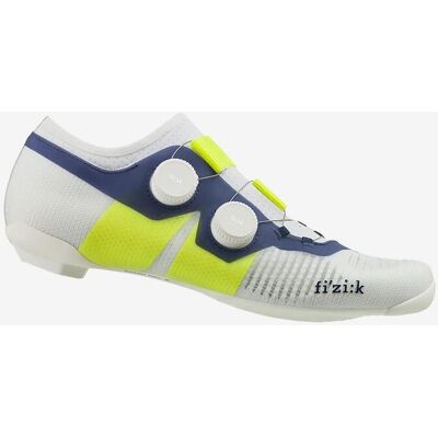 Chaussures Fizik Vento Vega Carbon jaune blanc - 42 - Publicité Chaussures Fizik Vento Vega Carbon jaune blanc - 42 - Publicité