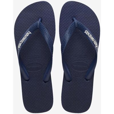Tongs Havaianas Top Rubber Logo Filet bleu - 41-42 - Publicité Tongs Havaianas Top Rubber Logo Filet bleu - 41-42 - Publicité