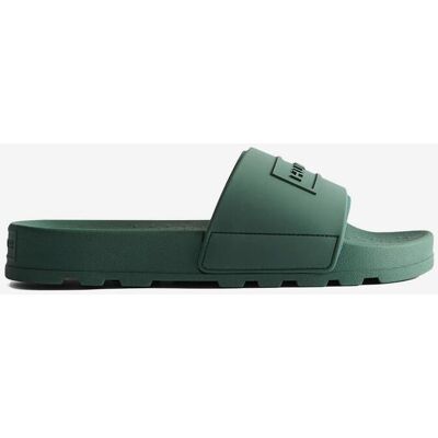 Claquettes Hunter Core Embossed vert foncé - 39 - Publicité Claquettes Hunter Core Embossed vert foncé - 39 - Publicité