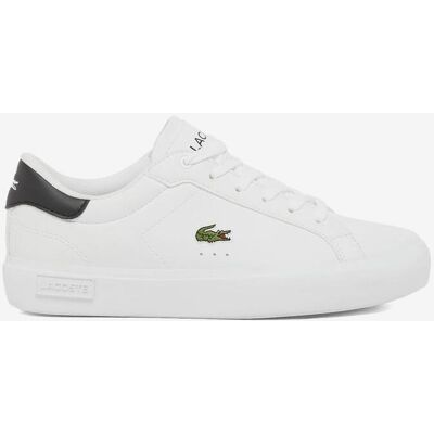 Chaussures Lacoste Powercourt blanc pur bleu marine junior - 37.5 - Publicité Chaussures Lacoste Powercourt blanc pur bleu marine junior - 37.5 - Publicité