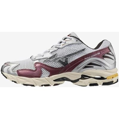 Chaussures Mizuno Wave Rider 10 S gris rouge - 44.5 - Publicité Chaussures Mizuno Wave Rider 10 S gris rouge - 44.5 - Publicité