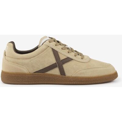 Baskets Munich Rumba beige marron - 41 - Publicité Baskets Munich Rumba beige marron - 41 - Publicité