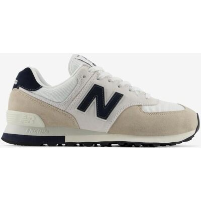 Chaussures New Balance 574 beige blanc bleu marine - 40.5 - Publicité Chaussures New Balance 574 beige blanc bleu marine - 40.5 - Publicité