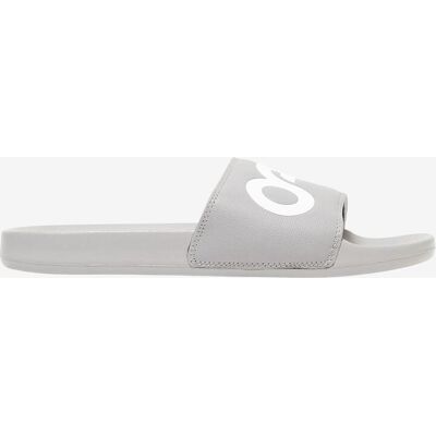 Claquettes Oakley B1B Slide 2.0 gris blanc - 46 - Publicité Claquettes Oakley B1B Slide 2.0 gris blanc - 46 - Publicité
