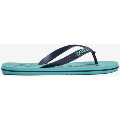 Tongs Oakley College Flip Flop bleu turquoise - 45 - Publicité Tongs Oakley College Flip Flop bleu turquoise - 45 - Publicité