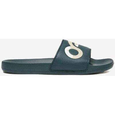 Claquettes Oakley B1B Slide 2.0 vert foncé blanc crème - 38.5 - Publicité Claquettes Oakley B1B Slide 2.0 vert foncé blanc crème - 38.5 - Publicité