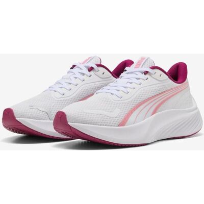 Chaussures Puma Pounce Lite blanc rose - 42 - Publicité Chaussures Puma Pounce Lite blanc rose - 42 - Publicité