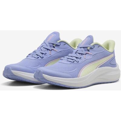 Baskets Puma Skyrocket Lite 2 violet jaune blanc junior - 36 - Publicité Baskets Puma Skyrocket Lite 2 violet jaune blanc junior - 36 - Publicité