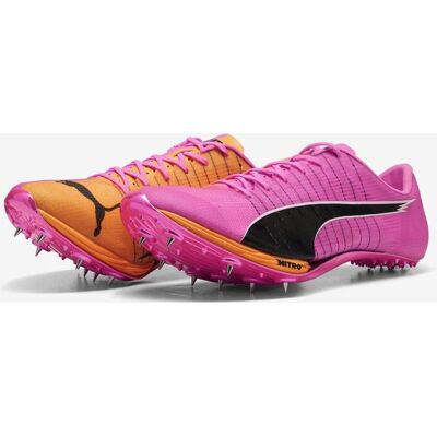Chaussures Puma evoSPEED Sprint NITRO Elite 2 rose orange noir - 40.5 - Publicité Chaussures Puma evoSPEED Sprint NITRO Elite 2 rose orange noir - 40.5 - Publicité