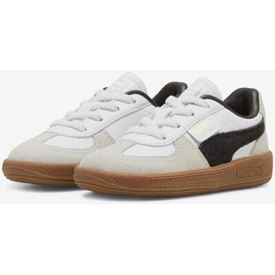 Chaussures Puma Leather AC blanc beige noir bébé - 19 - Publicité Chaussures Puma Leather AC blanc beige noir bébé - 19 - Publicité