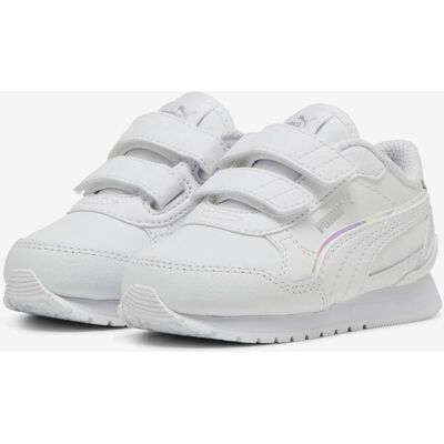 Baskets Puma ST Runner v4 Holo blanc pur bébé - 26 - Publicité Baskets Puma ST Runner v4 Holo blanc pur bébé - 26 - Publicité