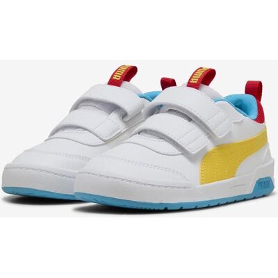 Chaussures Puma Multiflex 2 Couleur blanc bleu jaune enfant - 34 - Publicité Chaussures Puma Multiflex 2 Couleur blanc bleu jaune enfant - 34 - Publicité