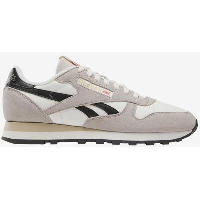 Baskets Reebok Classic Leather gris blanc noir - 38.5 - Publicité Baskets Reebok Classic Leather gris blanc noir - 38.5 - Publicité