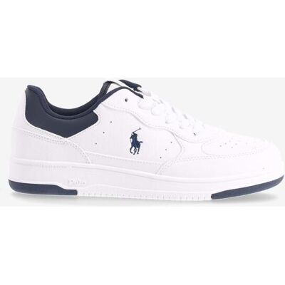 Baskets Ralph Lauren Masters Court II blanc bleu marine enfant - 37 - Publicité Baskets Ralph Lauren Masters Court II blanc bleu marine enfant - 37 - Publicité