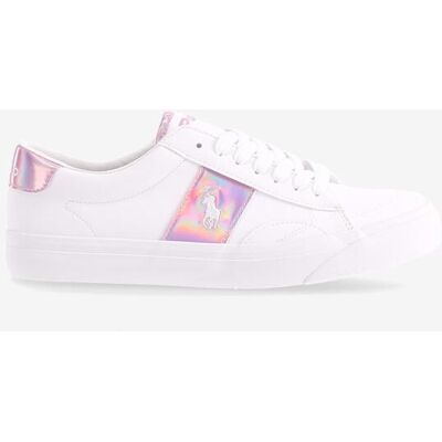 Baskets Ralph Lauren Ryley blanc rose enfant - 38 - Publicité Baskets Ralph Lauren Ryley blanc rose enfant - 38 - Publicité