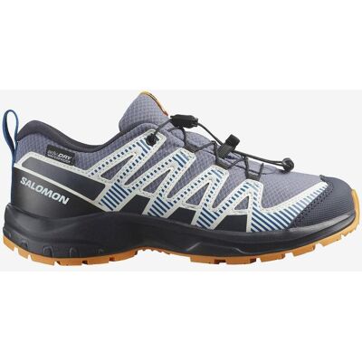 Chaussures Salomon XA Pro V8 Waterproof gris foncé bleu orange enfant - 31 - Publicité Chaussures Salomon XA Pro V8 Waterproof gris foncé bleu orange enfant - 31 - Publicité