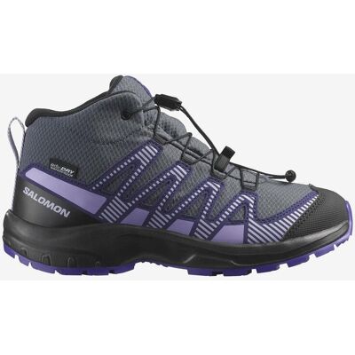 Bottes Salomon XA Pro V8 Mid ClimaSalomon Waterproof gris foncé violet enfant - 38 - Publicité Bottes Salomon XA Pro V8 Mid ClimaSalomon Waterproof gris foncé violet enfant - 38 - Publicité