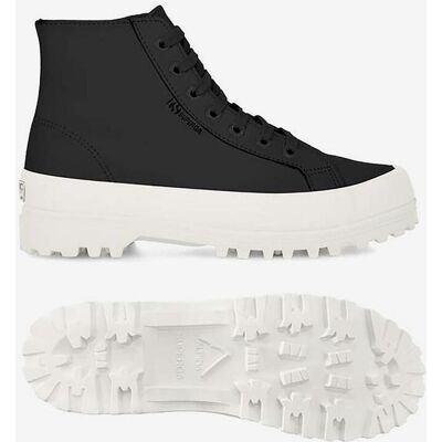 Chaussures Superga 2341 Alpina Nappa noir blanc - 37 - Publicité Chaussures Superga 2341 Alpina Nappa noir blanc - 37 - Publicité
