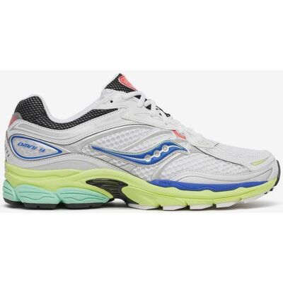 Chaussures Saucony Originals ProGrid Omni 9 blanc bleu vert - 41 - Publicité Chaussures Saucony Originals ProGrid Omni 9 blanc bleu vert - 41 - Publicité