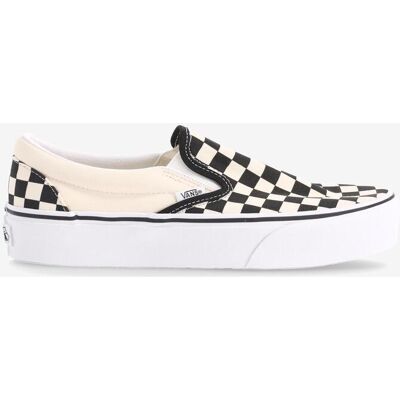 Chaussures Vans Classic Slip-On blanc noir femme - 44 - Publicité Chaussures Vans Classic Slip-On blanc noir femme - 44 - Publicité