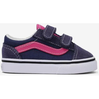 Baskets Vans Old Skool Sidestripe lilas rose bébé - 24.5 - Publicité Baskets Vans Old Skool Sidestripe lilas rose bébé - 24.5 - Publicité